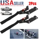 2 Sets Rear Seat Quick Latch Release Kit Black Strap Fit For Ford F150 F250 F350