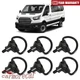 3 Pair Black Cargo D-Hooks Fit For Ford Transit 150 250 350 Van 2015-2023 