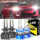 FOR Hyundai Veloster 2013-2017 H7 H11B LED Headlight High Low Beam Combo Bulbs