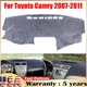 For Toyota Camry 2007-2011 DashMat Dash Cover Dashboard Mat Car Interior Pad US