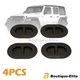 4PCS For Jeep Wrangler JK JL Gladiator Floor Pan Drain Rubber Plug 68194821AA