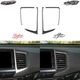 Real Carbon Fiber Central Air Vent Outlet Frame Trim For Honda Ridgeline Pilot