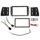 Car Radio Stereo 2Din Dash Kit Harness for 07-14 GMC Sierra 07-09 SUZUKI XL-7