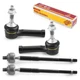 For 2011-2019 Ford Explorer Front Inner & Outer Tie Rod End Kit 4 PCS