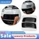 For LR Range Rover L405 Vogue 13-17 ABS Black Front Fog Light Grille Cover Trim
