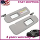 Sun Visor Pair Set For 2012-2015 Hyundai Veloster Driver & Passenger Side Gray