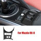 Carbon Car Center Console Gear Shift Panel Trim Sticker For Mazda RX-8 2004-2008