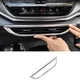For Volkswagen ID.4 21-2025 Silver Inner Central Air Outlet Vent Cover Trims 1PC