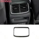 For Volkswagen ID.4 2021-2023 Carbon Fiber Steel Rear Seat Air Outlet Vent Trim