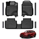 All Weather Floor Mats Door Sill Guards for 2023-2026 Honda HR-V