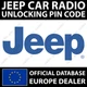 JEEP RADIO PIN CODE MYGIG NTG4 R1 VP2 VP3 VP4 UCONNECT 7 8.4 12 INCH ALL MODELS