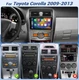 For Toyota Corolla 2009-2013 Car Stereo Radio Carplay Android 12 GPS Navi WIFI