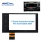 7" Touch Screen Glass Digitizer For 16-17 Honda Accord Replace Navigation Radio