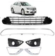 Grille Bumper Insert Fog Trim Driving Lamp Bezel For FORD FUSION 2010-2012 SEL