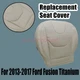For 2013-2017 Ford Fusion Titanium Driver Side Bottom Leather Seat Cover TAN