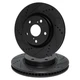 WHPN1-54182 R1 Concepts 2-Wheel Set Brake Discs Front RWD for Transit-350 HD