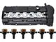 For 1998 BMW 323is Ignition Coil and Valve Cover Kit 76576QVXQ Valve Cover