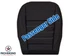 2017-2018 Ford C-Max -Passenger Side Bottom Genuine Leather Seat Cover Black