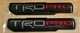 OEM TOYOTA 2016-2021 TACOMA TRD PRO DOOR EMBLEM BADGES 2 PCS