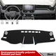 Black Non-Slip Poly Carpet DashMat Cover Dashboard Mat For Toyota RAV4 2019-2025