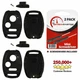2 For 2011-2015 Honda CR-Z Keyless Remote Key Fob Uncut Shell Case MLBHLIK-1T