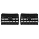 For Toyota 4Runner Tacoma 1996-02 2PC A/C Air Heater Dash Bezel Vents Black