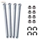 Door Hinge Pins and Bushing Kit 2 Door 4 Pin Fit for 94 - 04 Chevy S10 GMC S15 S