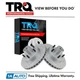 TRQ Performance Brake Rotor Drilled & Slotted Coated Front Pair for Chevy