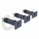 Crown Chorcoal Door Pin Insert Kit for 87-06 Jeep Wrangler YJ / TJ 5FB63JS1K