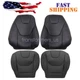 Fits Ford Fusion Titanium 2013-2017 Leather Front Bottom Back Seat Cover Black