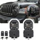 For 2018-2024 Jeep Wrangler JL Rubicon JT 2PCS Hood Latches Hood Locking Catch