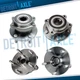 4pc Front & Rear Wheel Bearing Hub for 2006 2007 2008 2009 - 2014 Subaru Tribeca