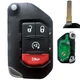 Fit For Jeep Gladiator Wrangler 2018-2021 Keyless Entry Smart Key Fob OHT1130261