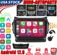 Android 12 Apple Carplay Stereo Radio GPS Navi For Hyundai IX45 Santa FE 2013-18
