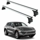 For Porsche Cayenne (9PA) 2002-2010 Roof Rack Cross Bars Fix Point Pro 6 Alu Sil