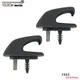 2X Dark Grey Coat Hook Clip Fits 2019-2024 Chevrolet Silverado 1500 2500 3500