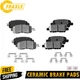 For Nissan Altima Leaf 2014-2017 Front &Rear Ceramic Brake Pads with Hardware