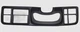 Black Double Din Truck Dash Kit for 1999-02 Chevy Silverado GM Sierra Full Size