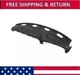 Dash Pad Cover Replacement Black & Bezel w/Vent For 1998-02 Dodge Ram 1500 2500
