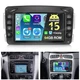 2+64GB For Mercedes Benz C-W203 W209 7" Android 15 Radio Carplay Car GPS Stereo
