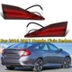 Pair Rear Inner Tail Light Brake Lamp For 2016 2017 Honda Civic Sedan