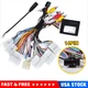 Car Stereo Radio Power Harness Cable For Toyota USB Adapter Support AMP USA