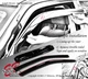 Outside Mount Rain Guards Visor Sun roof Type 2 3pcs Scion FR-S FRS 2013-2016