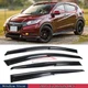 For 2015-2022 Honda HR-V HRV JDM 3D Wavy Mugen Style Window Visors Rain Guards