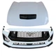 for 2024- 26 Ford Mustang GT front bumper cover grille hood spoiler Oxford White