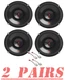 JBL Stage Front-Rear 6.5" Speaker upgrade package for 2007-2017 Jeep Wrangler