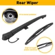 Rear Windshield Window Wiper Arm & Blade For 2007-2014 Chevy Suburban 1500 2500