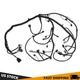 6L2Z-9D930-BA 4.0L Engine Wire Wiring Harness For 06-07 Ford Explorer Sport Trac