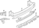 NEW OEM 2022-23 VW TAOS RH REAR BUMPER GUIDE MOUNT BRACKET 2GJ-807-484