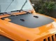 For Jeep Wrangler JL 2018&ndash;2021 & Gladiator Hood Decal Sticker &ndash; Matte Black